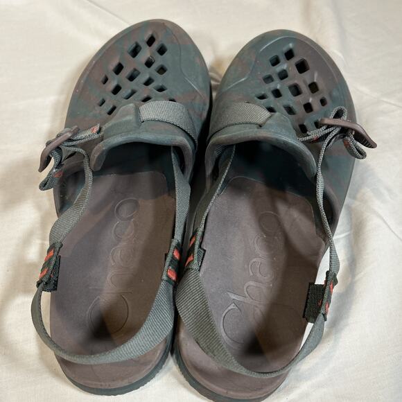 Chaco Chillos Clog M 10 Closed Toe Sandals Woodsy Growth JCH108635 Mens - Picture 4 of 9